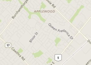 Applewood Mississauga Neighbourhood Review  Map