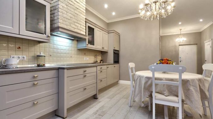 White Kitchen in a Condo